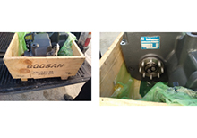 SUMINISTRO E INSTALACION DE TRANSMISION DOOSAN EXCAVADORA DX140W